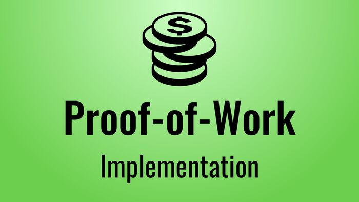 Thumbnail for 'Implementing proof-of-work (Javascript blockchain, part 2)'