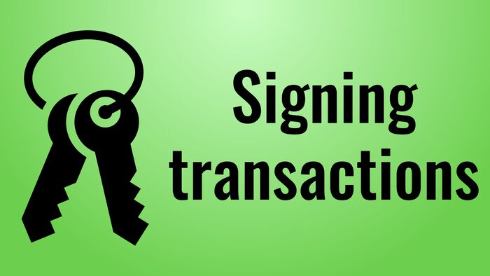 Thumbnail for post 'Signing Transactions (Javascript blockchain, part 4)'